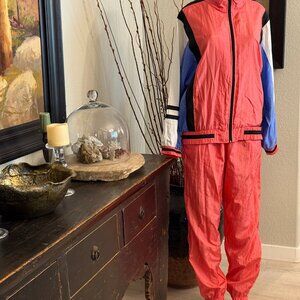 LAVON Track Suit colorblock jacket w/ solid color pants